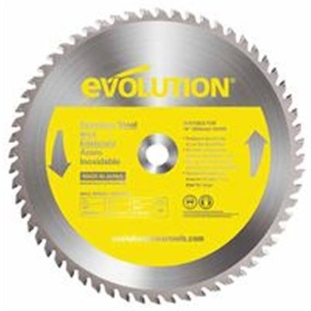 EVOLUTION Evolution 510-14BLADE-SSN Tct Metal Cutting Blade For Stainlees Steel 510-14BLADE-SSN